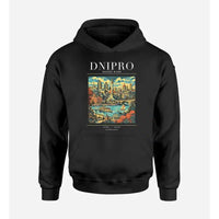 Thumbnail for DNIPRO - Poster - Premium Hoodie - Black