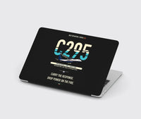 Thumbnail for Airbus C295 Firefighter design on black MacBook case