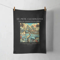 Thumbnail for ST. PETE–CLEARWATER - Poster - Towel - Black