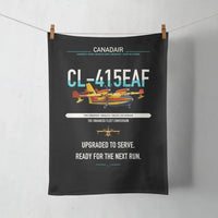 Thumbnail for Canadair CL-415EAF design on black towel