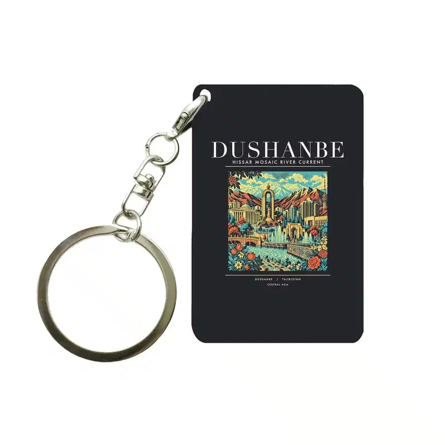 DUSHANBE - Poster - Key Chain - Black