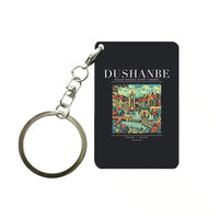 Thumbnail for DUSHANBE - Poster - Key Chain - Black