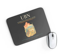 Thumbnail for Ulaanbaatar International Airport (UBN) design on black rectangle mouse pad