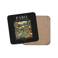 Thumbnail for PARO - Poster - Coaster - Black