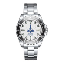 Thumbnail for Concorde Luxury Aviators aviation aviator watch, premium stainless steel body with engraved detail.