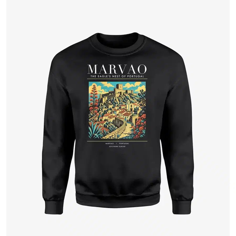 MARVAO - Poster - Sweatshirt - Black
