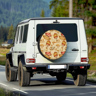 Graphical Travel 2 Tire Cover