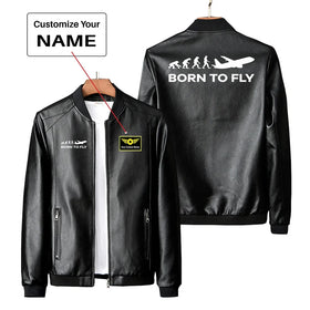 Born To Fly PU Leather Jackets