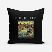 Thumbnail for ROCHESTER - Poster - Pillow - Black