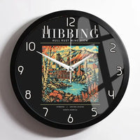 Thumbnail for HIBBING - Poster - Wall Clock Framed - Black