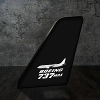 Thumbnail for The Boeing 737Max Led Aircraft Tail aviation design on premium acrylic with LED 3D aircraft tail lamp.