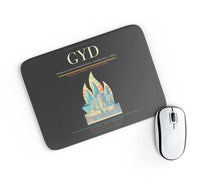 Thumbnail for Heydar Aliyev International Airport (GYD) design on black rectangle mouse pad