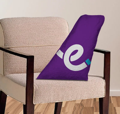 HK Express Airlines aviation design on soft polyester filling aircraft tail pillow.
