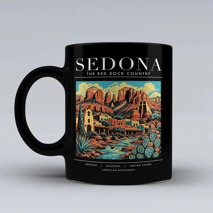SEDONA - Poster - Mug - Black
