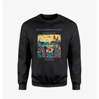 Thumbnail for VINTAGE G4418 - The Lightkeeper Rotation - Designed Sweatshirts design on black
