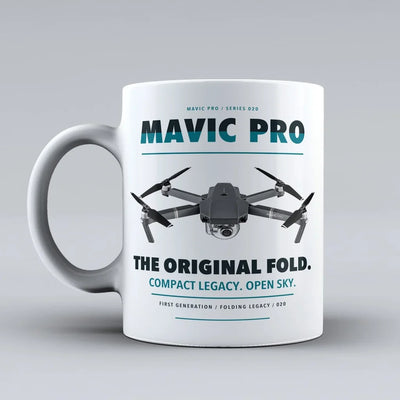 Mavic Pro Mug design on white dji