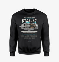 Thumbnail for PT6A-67 design on black sweatshirt