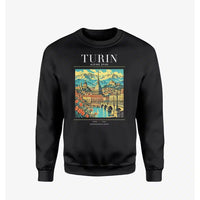 Thumbnail for TURIN - Poster - Sweatshirt - Black