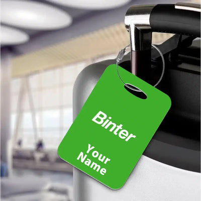 Binter Canarias Airlines aviation design acrylic luggage tag, durable acrylic construction.