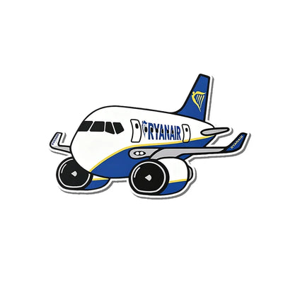 Ryanair B737 aviation design airplane sticker in weather-resistant vinyl.