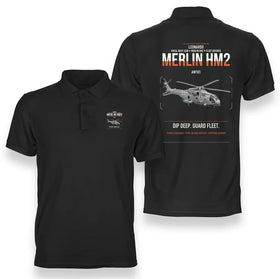 Leonardo AW101 Merlin HM2 Premium Polo T-Shirts