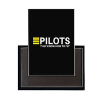 Thumbnail for Pilots They Know How To Fly aviation design magnet in strong neodymium core.