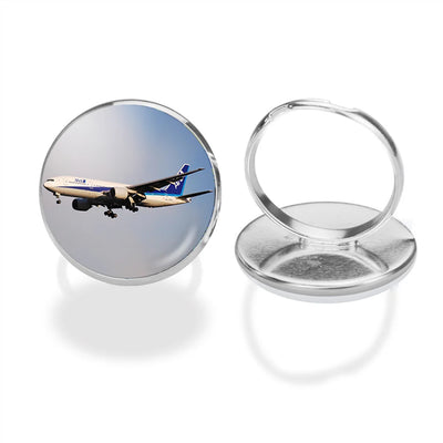 ANA's Boeing 777 aviation ring in stainless steel.