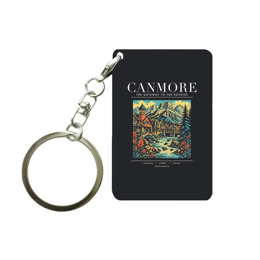 CANMORE - Poster - Key Chain - Black