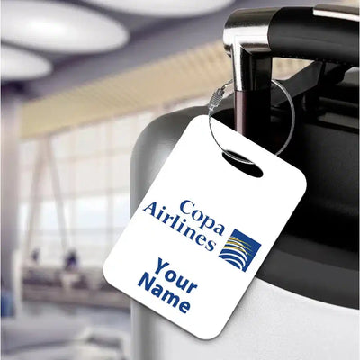 Copa Airlines aviation print acrylic luggage tag, durable acrylic.