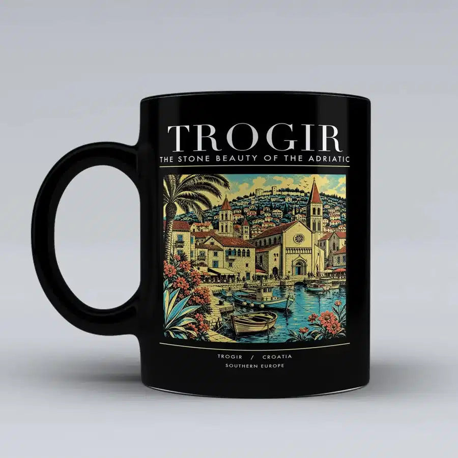TROGIR - Poster - Mug - Black