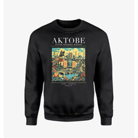 Thumbnail for AKTOBE - Poster - Sweatshirt - Black
