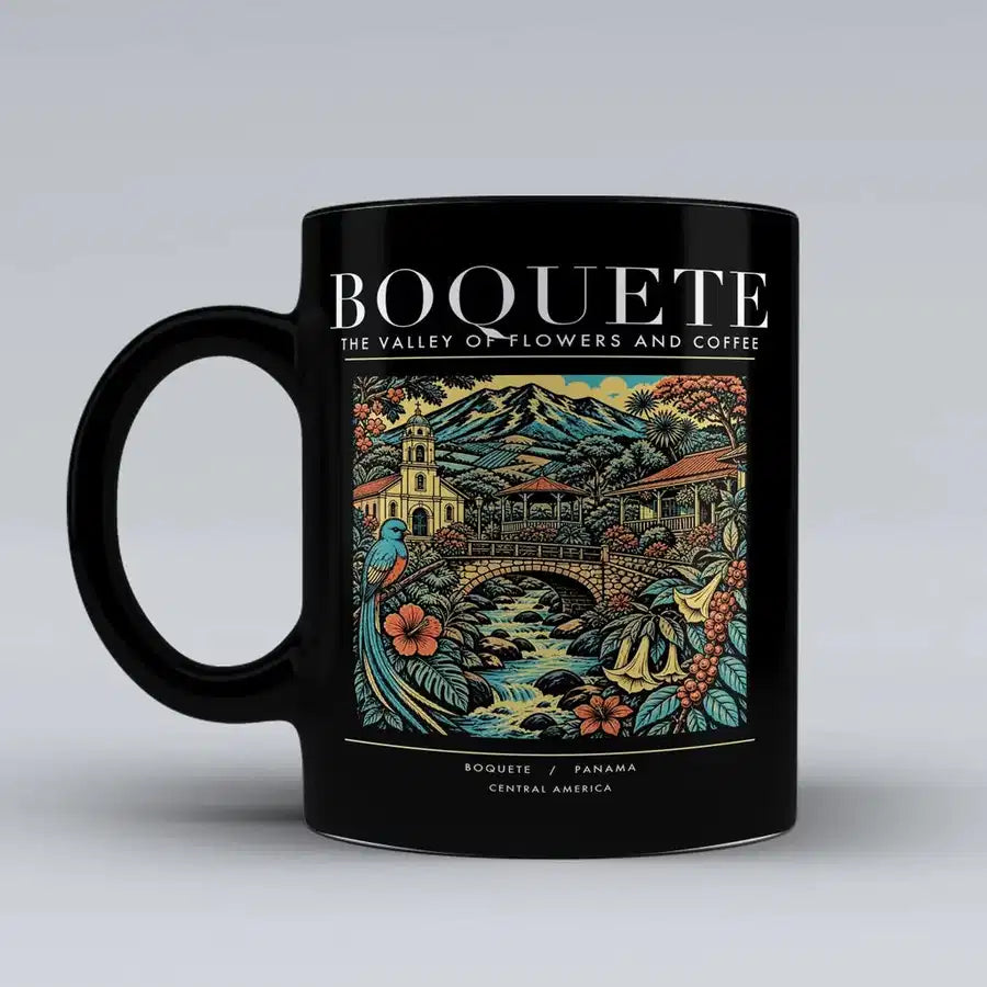 BOQUETE - Poster - Mug - Black