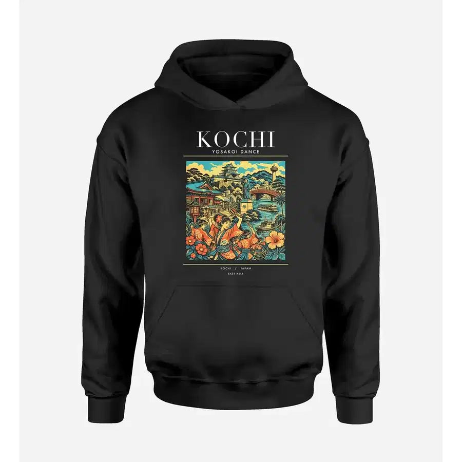 KOCHI - Poster - Premium Hoodie - Black