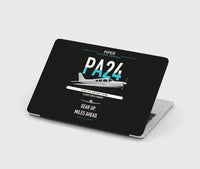 Thumbnail for Piper PA-24-250 Comanche 250 design on black MacBook case