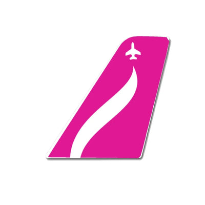 Swoop Airlines aviation design tail sticker in weather-resistant vinyl.
