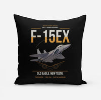 Thumbnail for F-15EX Eagle II design on black pillow