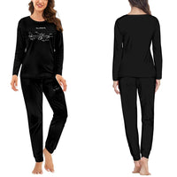 Thumbnail for How Planes Fly women pajamas - Black