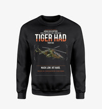 Thumbnail for Airbus Helicopters Tiger HAD design on black sweatshirt