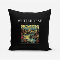 Thumbnail for WHITEHORSE - Poster - Pillow - Black