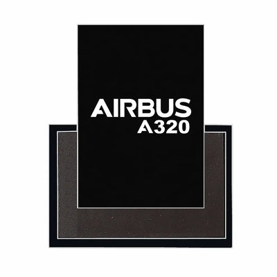 Airbus A320 & Text aviation design magnet in strong neodymium core.