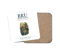 Thumbnail for Brussels Airport (BRU) design on white 1 piece coaster