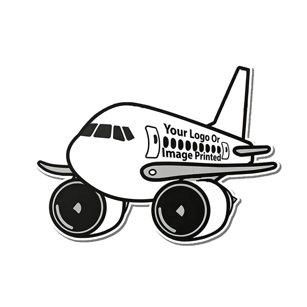 Custom Design Image Logo Boeing 777 Airplanes sticker, Wide 6cm (2.3inches)