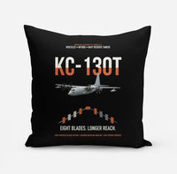 Thumbnail for KC-130T NP2000 design on black pillow