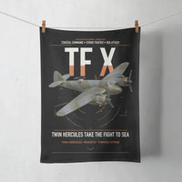 Thumbnail for Bristol Beaufighter TF X design on black towel