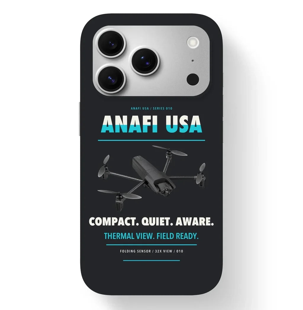 Parrot ANAFI USA Case design on black iphone case