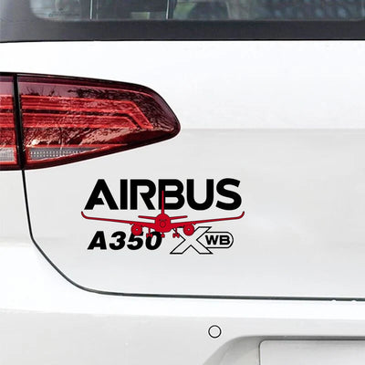Amazing Airbus A350 XWB Car aviation design car sticker in weather-resistant vinyl.