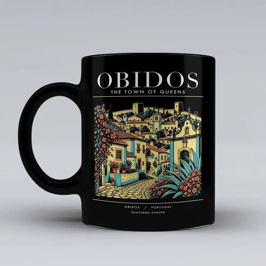 OBIDOS - Poster - Mug - Black