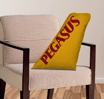 Pegasus AirlinesDesigned aviation design on soft polyester filling aircraft tail pillow.