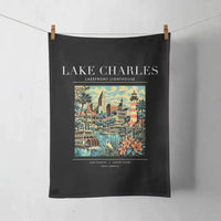 Thumbnail for LAKE CHARLES - Poster - Towel - Black