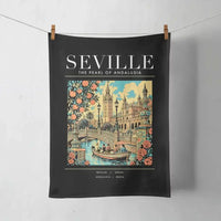 Thumbnail for SEVILLE - Poster - Towel - Black
